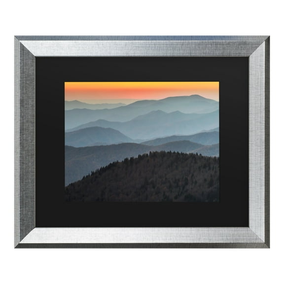 Trademark Fine Art 'Great Smoky Sunset' Canvas Art by Pierre Leclerc