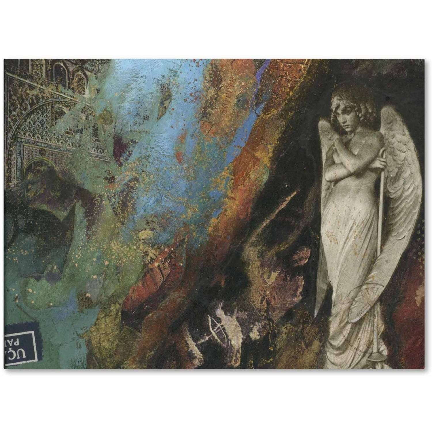 Trademark Fine Art 'Green Angel' Canvas Art by Nick Bantock