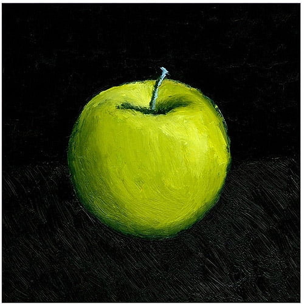 Trademark Fine Art "Green Apple Still Life" Canvas Art by Michelle Calkins