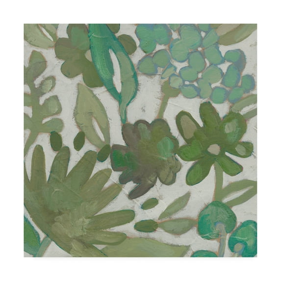 Trademark Fine Art 'Greenery I' Canvas Art by Chariklia Zarris