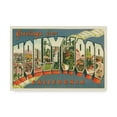 thumbnail image 1 of Trademark Fine Art 'Greetings from Hollywood v2' Canvas Art by Wild Apple Portfolio, 1 of 4