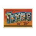 thumbnail image 1 of Trademark Fine Art 'Greetings from Texas v2' Canvas Art by Wild Apple Portfolio, 1 of 4