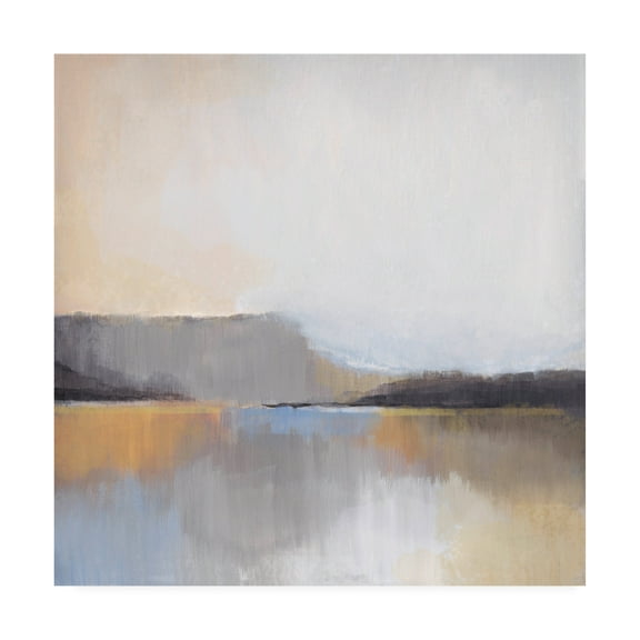 Trademark Fine Art 'Grey Dunes Beige I' Canvas Art by Alison Jerry