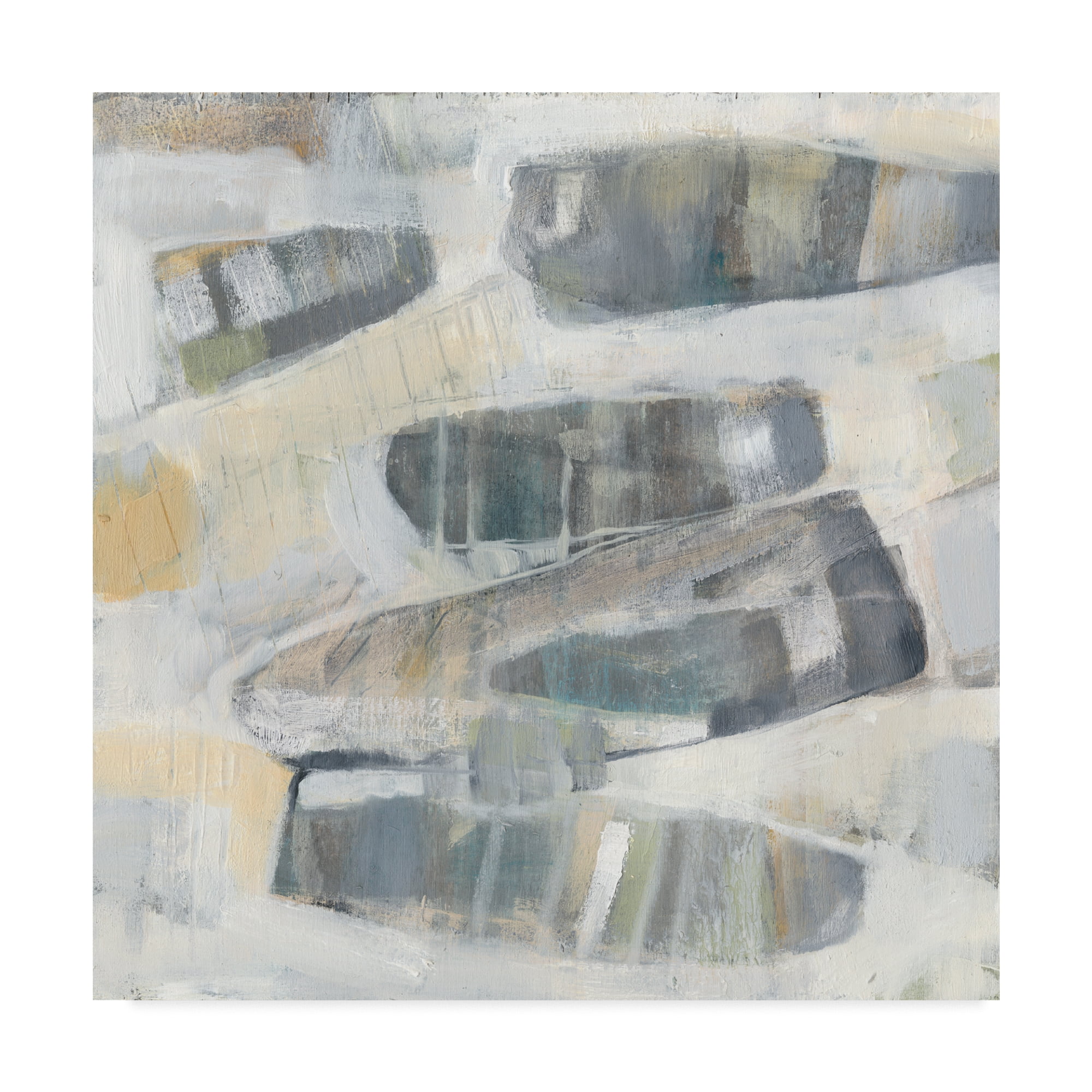 Trademark Fine Art 'Grey Orbs I' Canvas Art by Jennifer Goldberger