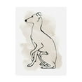thumbnail image 1 of Trademark Fine Art 'Greyhound Sketch II' Canvas Art by Grace Popp, 1 of 3