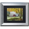 thumbnail image 1 of Trademark Fine Art 'Grist Mill Autumn' Canvas Art by Michael Blanchette Photography, Black Matte, Silver Frame, 1 of 1