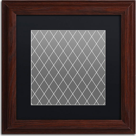 Trademark Fine Art "Group 08 B" Canvas Art by Color Bakery, Black Matte, Wood Frame