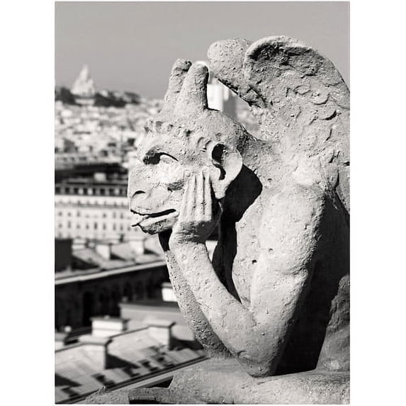 Trademark Fine Art "Guardian Angel" Canvas Art by Pierre Leclerc