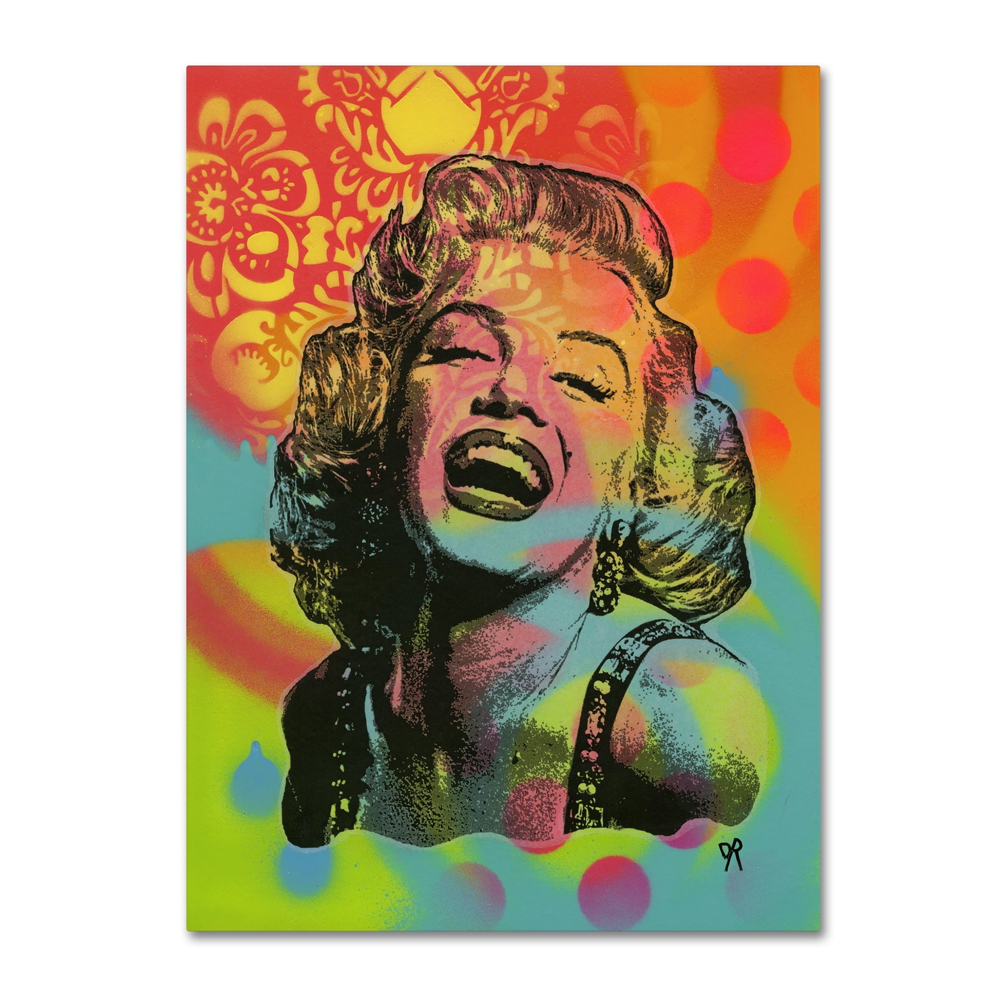 Trademark Fine Art 'Guffaw Marilyn' Canvas Art by Dean Russo