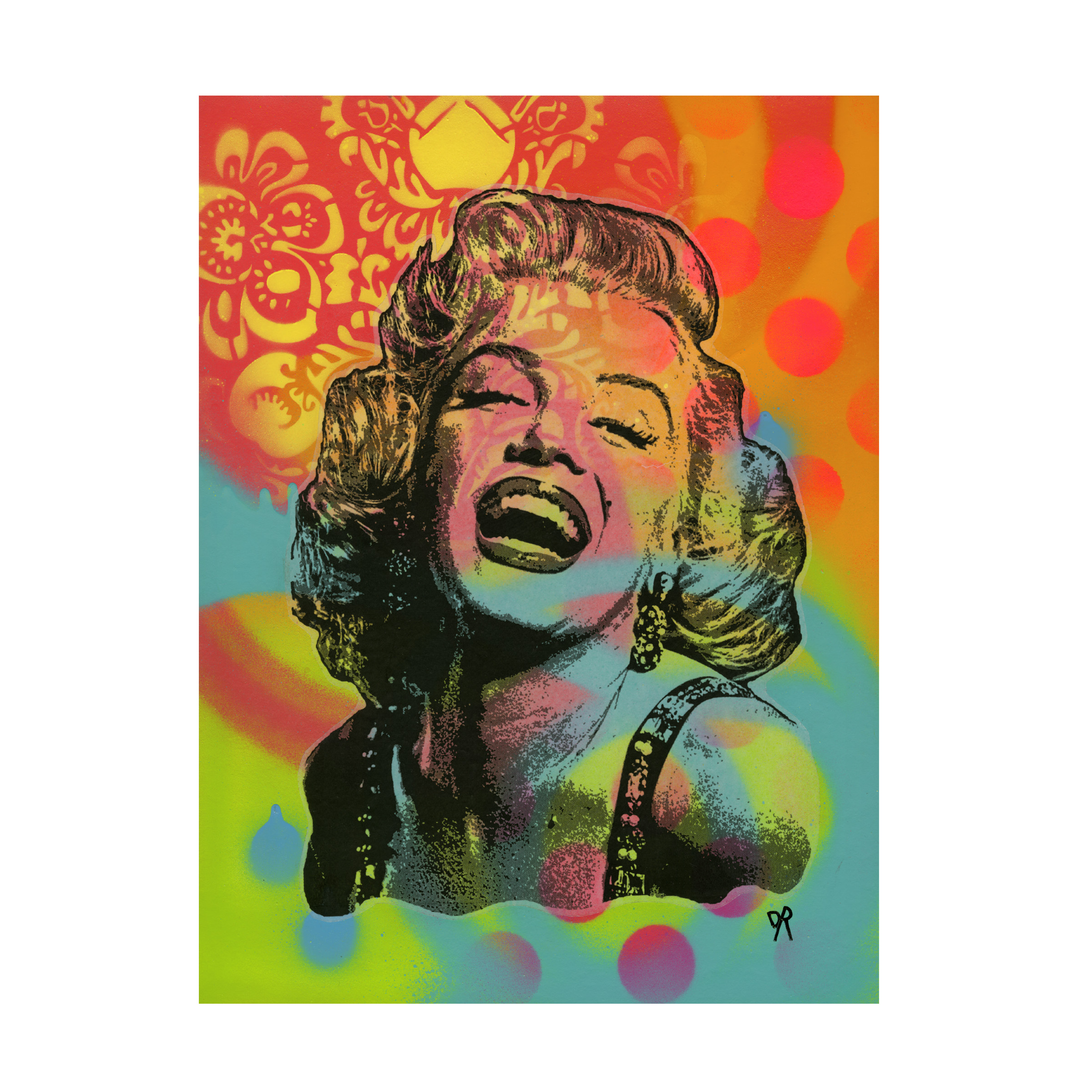 Trademark Fine Art 'Guffaw Marilyn' Canvas Art by Dean Russo