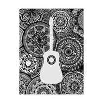 Trademark Fine Art 'Guitar Mandala Page' Canvas Art by Nicky Kumar