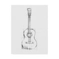 thumbnail image 1 of Trademark Fine Art 'Guitar Sketch' Canvas Art by Ethan Harper, 1 of 4