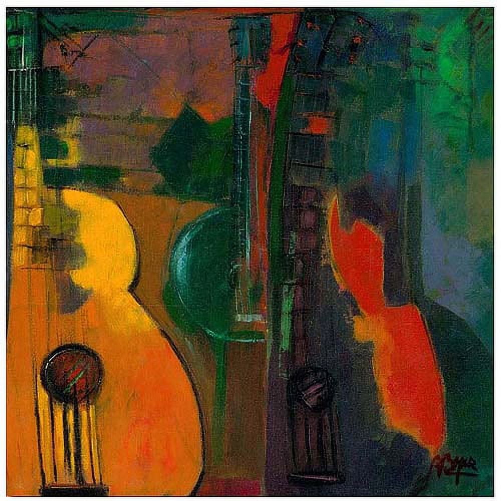 Trademark Fine Art "Guitars" Canvas Art