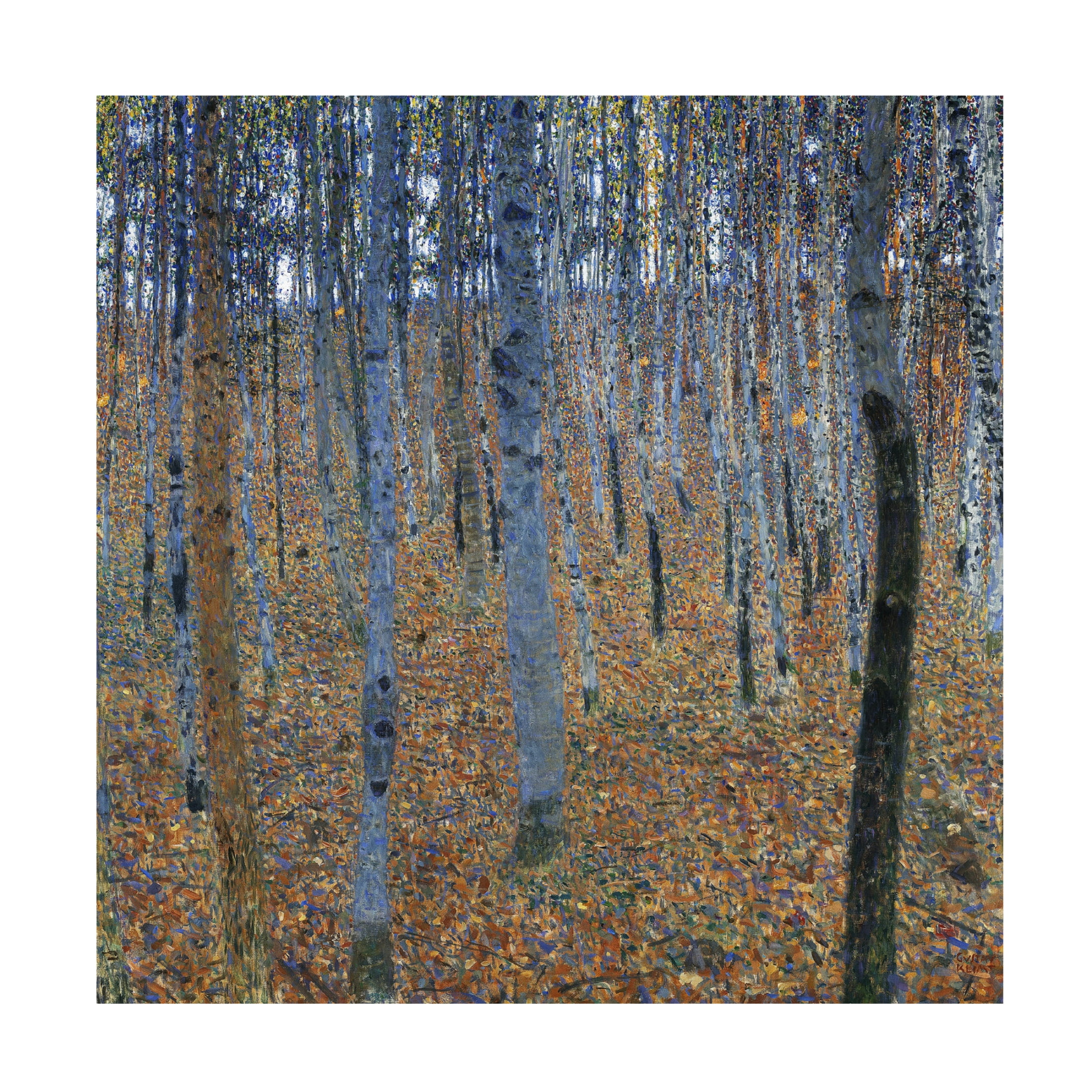 Trademark Fine Art Gustav Klimt  Klimt Multicolor Landscapes I Canvas Wall Art