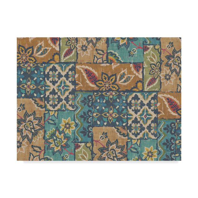 Trademark Fine Art 'Gypsy Patchwork' Canvas Art by Pela Studio