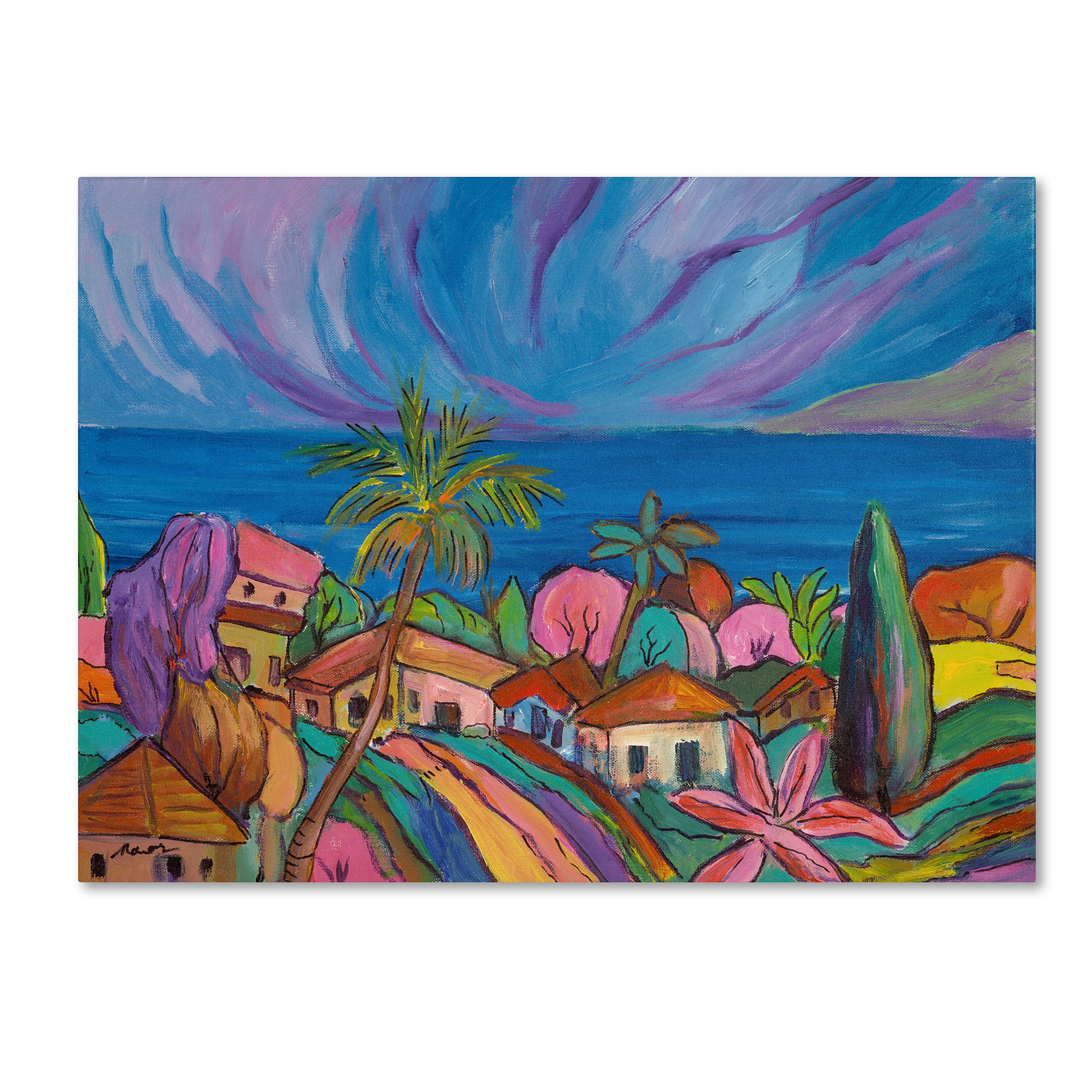 Trademark Fine Art "Haiku" Canvas Art by Manor Shadian
