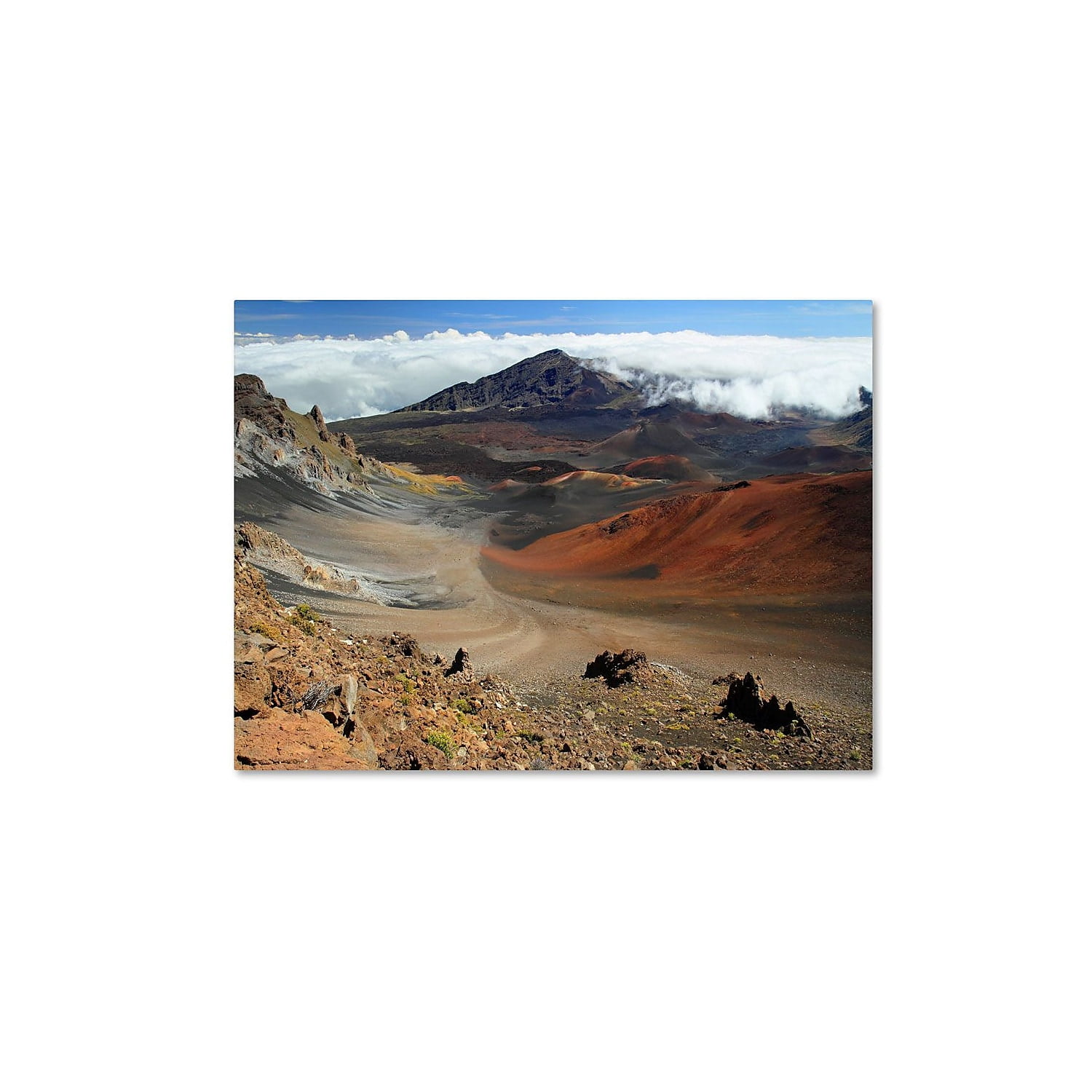 Trademark Fine Art "Haleakala Maui" Canvas Art by Pierre Leclerc