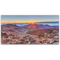 Trademark Fine Art 'Haleakala Sunrise' Canvas Art by Pierre Leclerc