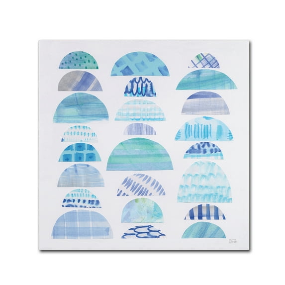 Trademark Fine Art 'Half Moon Abstract III' Canvas Art by Melissa Averinos