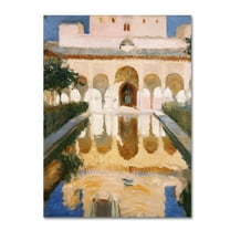 Trademark Fine Art 'Hall Of The Ambassors Grenada' Canvas Art by Joaquin Sorolla