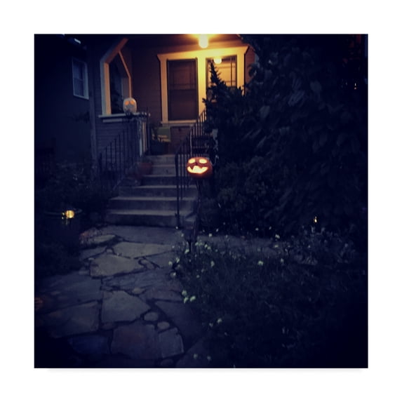 Trademark Fine Art 'Halloween Entryway' Canvas Art by Lance Kuehne