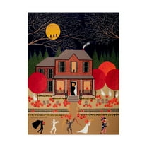 Trademark Fine Art 'Halloween Home' Canvas Art by Anthony Kleem