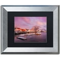 thumbnail image 1 of Trademark Fine Art "Hamn?y Harbor Light" Canvas Art by Michael Blanchette Photography Black Matte, Silver Frame, 1 of 4