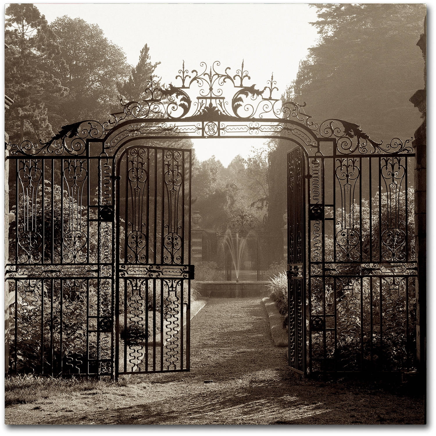 Alan Blaustein 'Hampton Gates III' Canvas Art