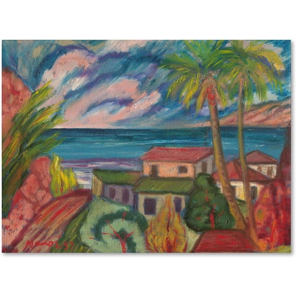 Trademark Fine Art "Hana Bay" Canvas Art by Manor Shadian