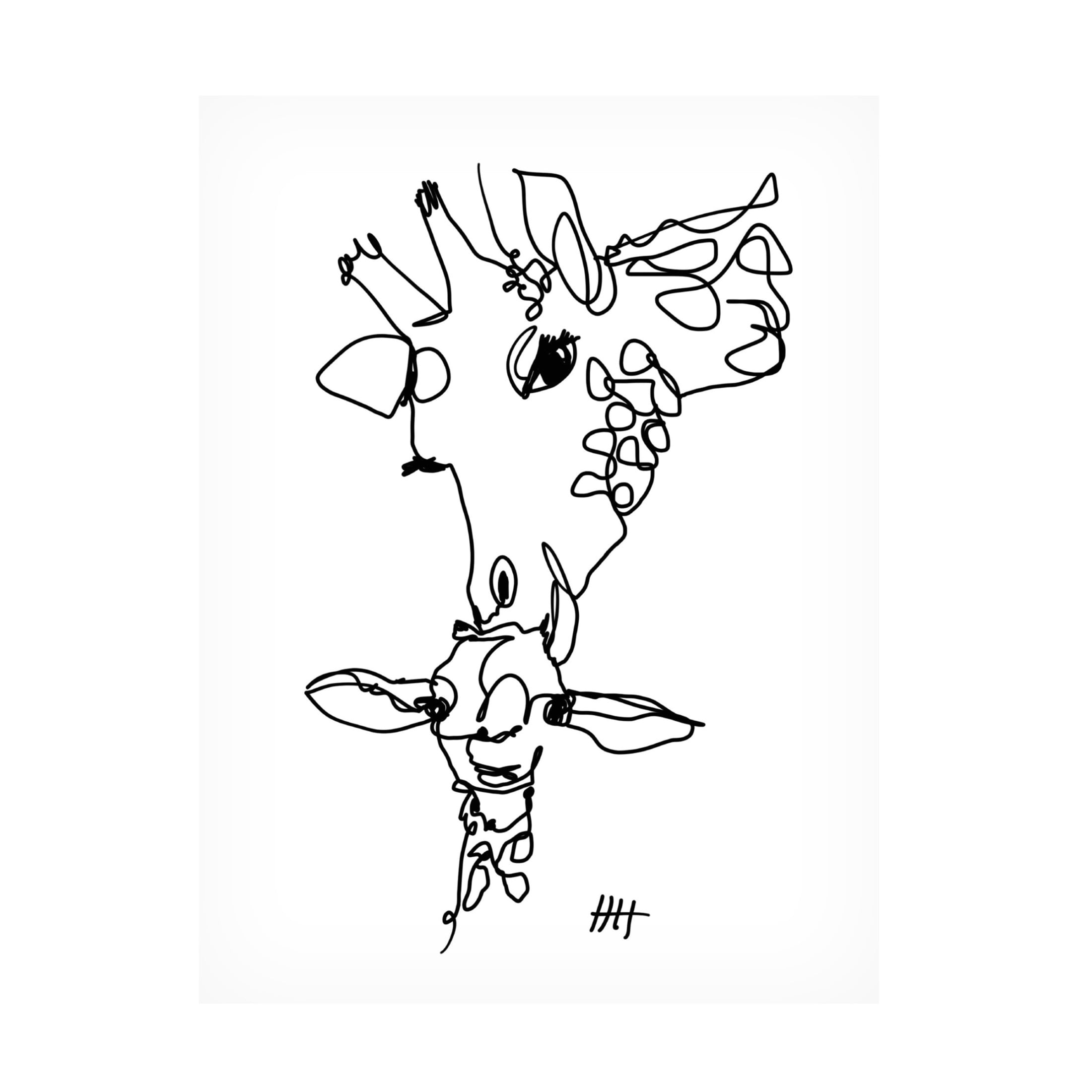 Trademark Fine Art Hanna Lee Tidd Long Necks Canvas Wall Art