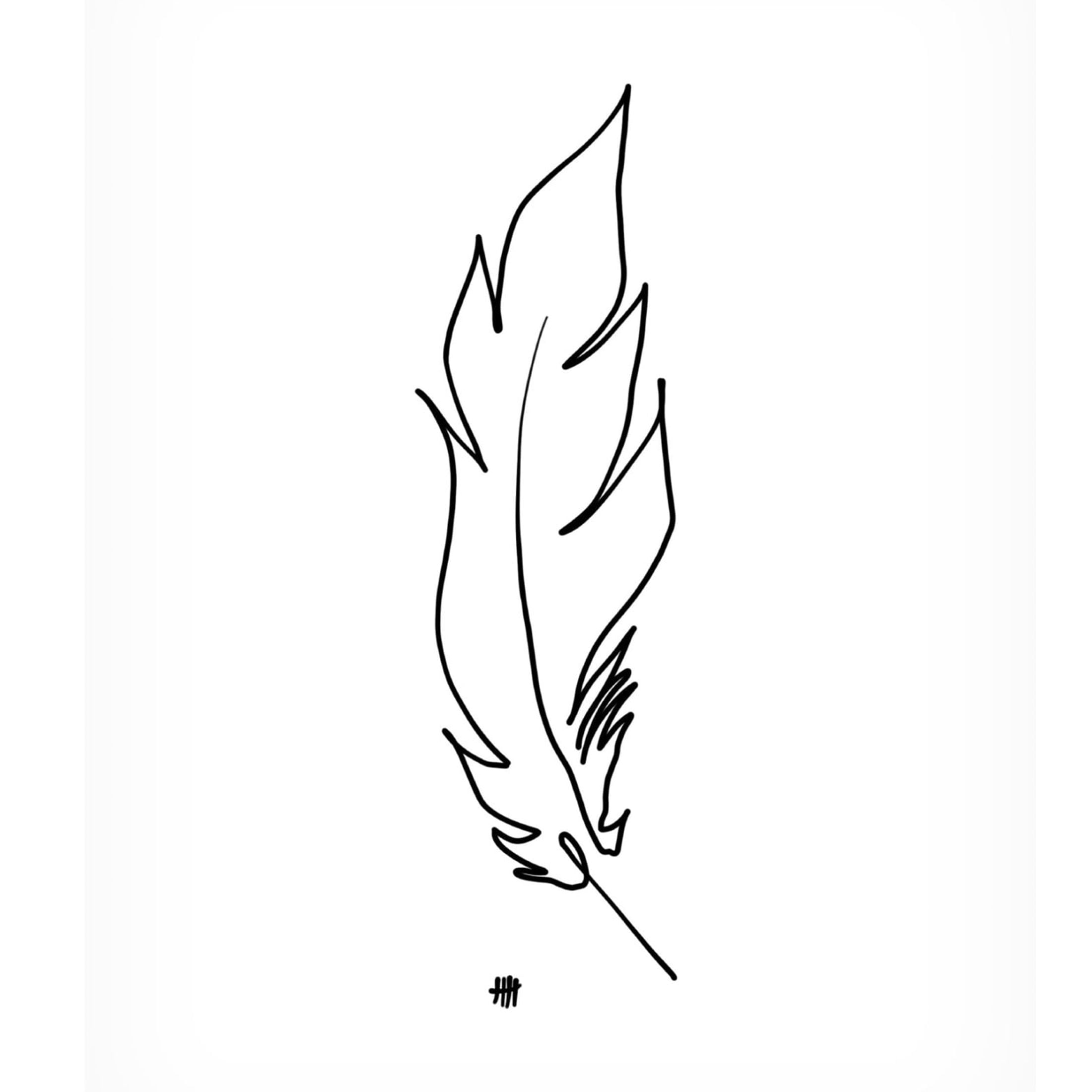 Trademark Fine Art Hanna Lee Tidd Touched By a Feather Canvas Wall Art