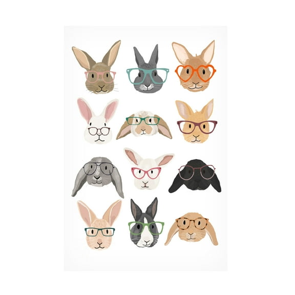 Trademark Fine Art Hanna Melin  H Rabbits 2 Canvas Wall Art