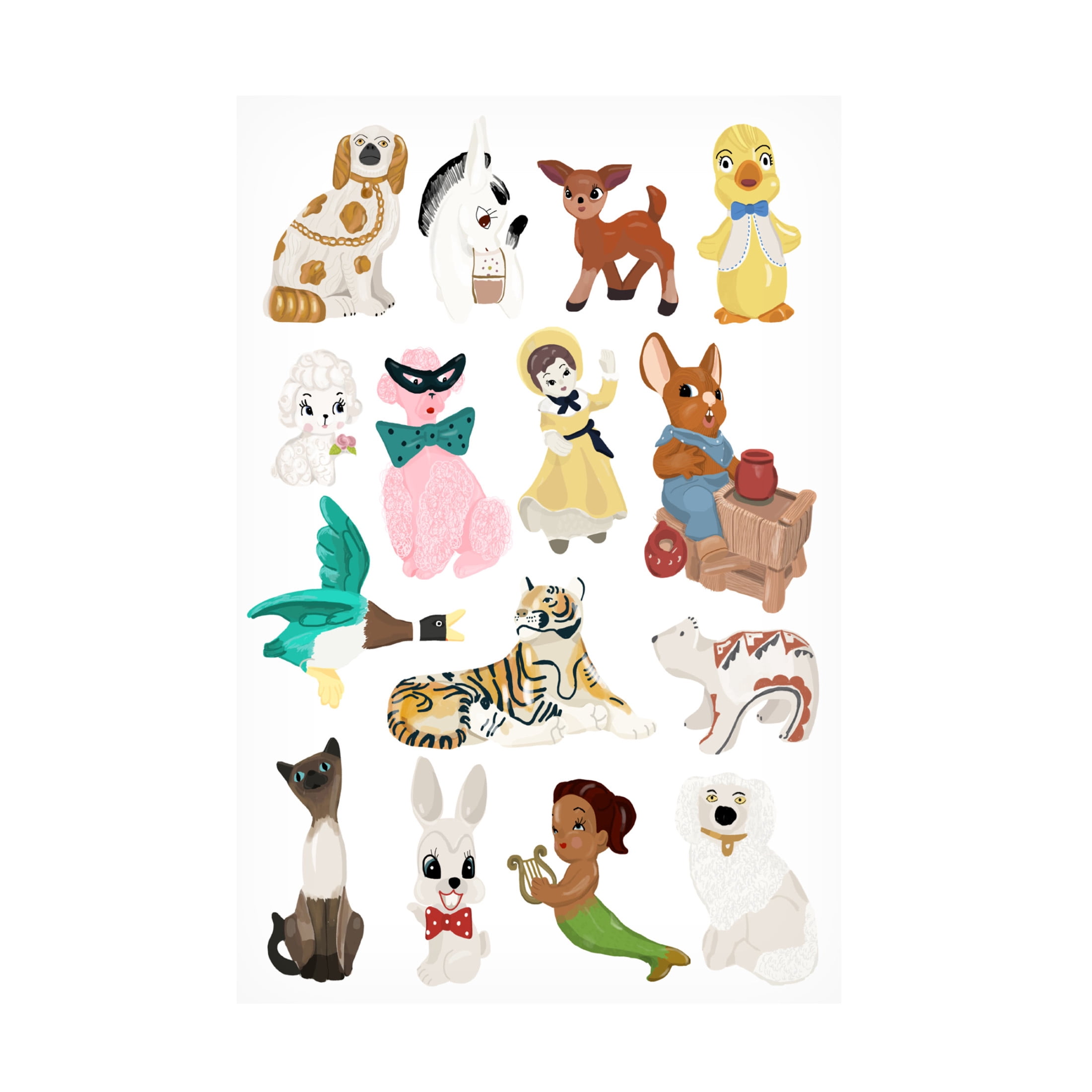 Trademark Fine Art Hanna Melin  Kitsch Print Canvas Wall Art