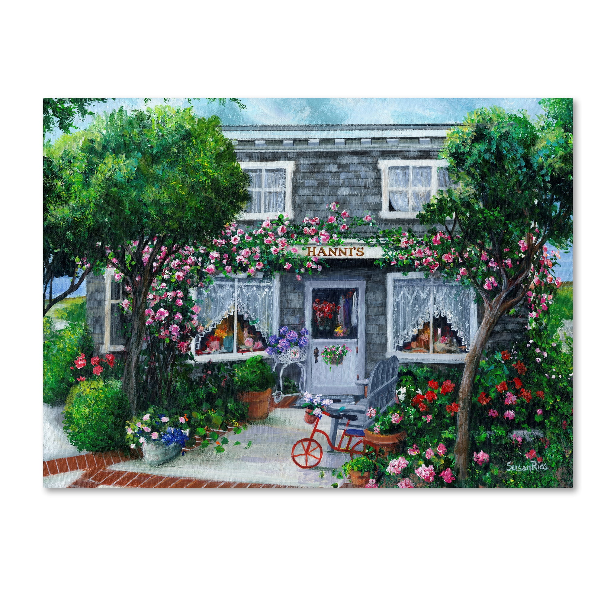 Trademark Fine Art 'Hannis' Canvas Art by Susan Rios