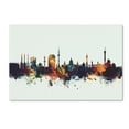 thumbnail image 1 of Trademark Fine Art 'Hannover Germany Skyline II' Canvas Art by Michael Tompsett, 1 of 3