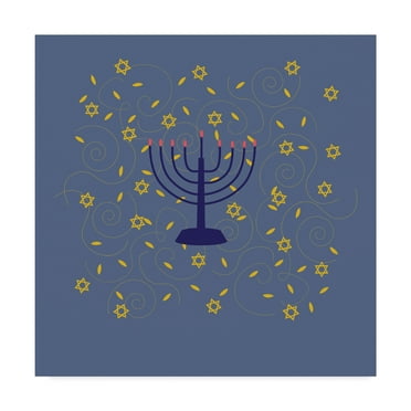 Trademark Fine Art 'Hanukkah 5' Canvas Art by Art Licensing Studio