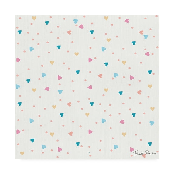 Trademark Fine Art 'Happy Baby Pattern VA' Canvas Art by Farida Zaman
