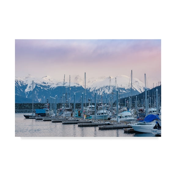 Trademark Fine Art 'Harbor In Haines' Canvas Art by Brenda Petrella Photography Llc