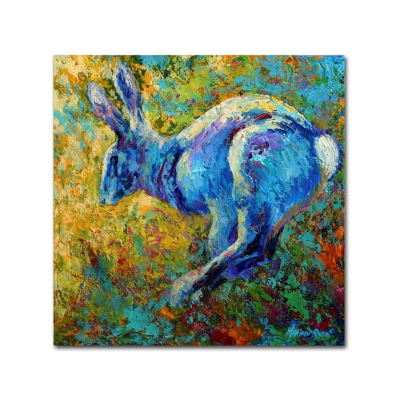 Trademark Fine Art 'Hare' Canvas Art by Marion Rose
