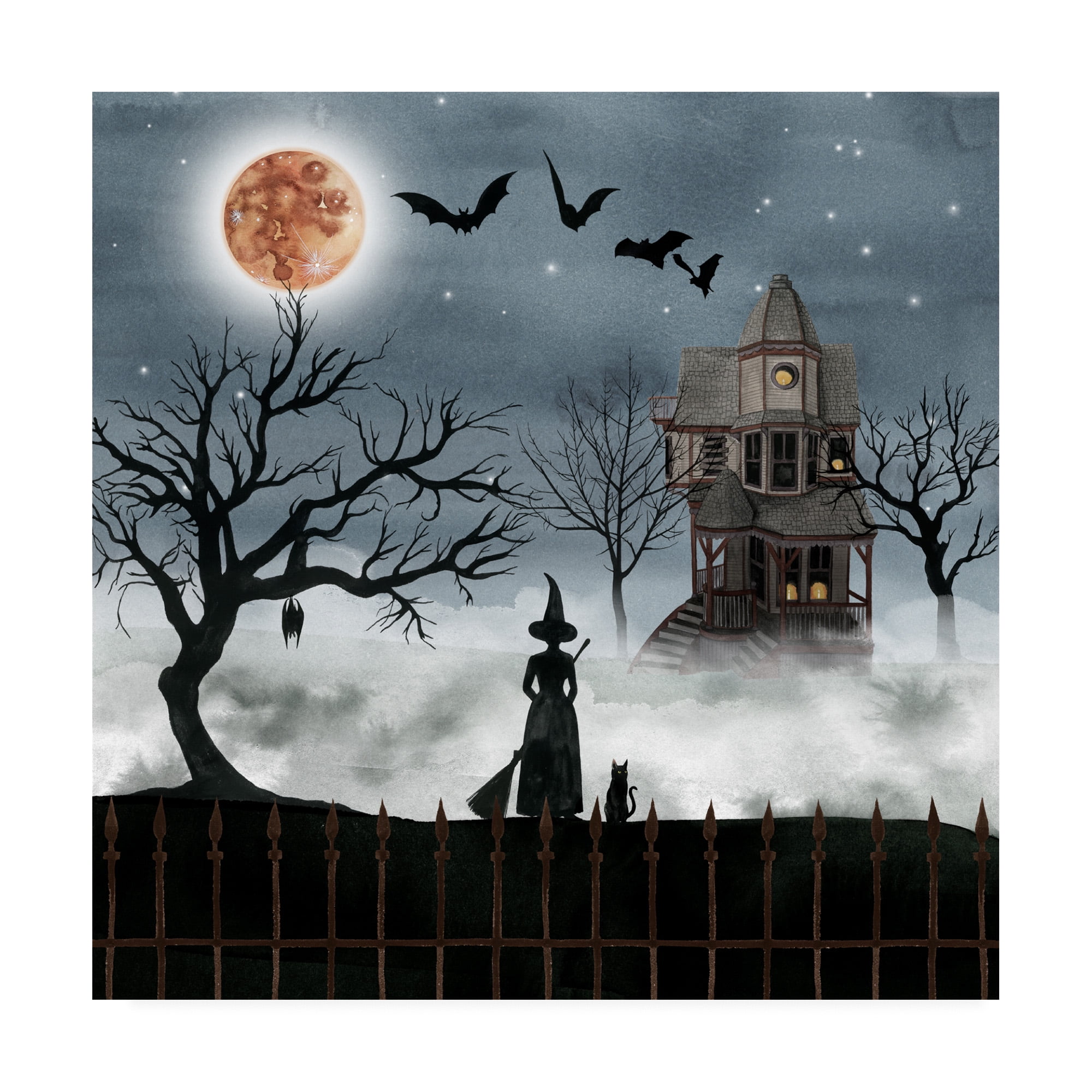 Trademark Fine Art 'Harvest Moon I' Canvas Art by Grace Popp