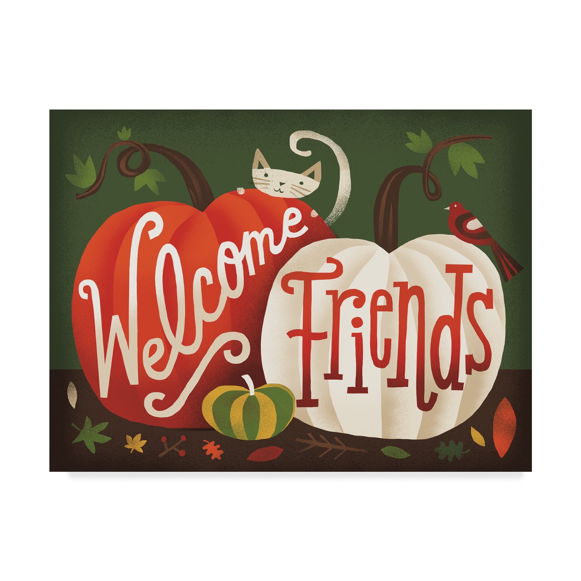 Trademark Fine Art 'Harvest Time Welcome Friends' Canvas Art by Michael Mullan