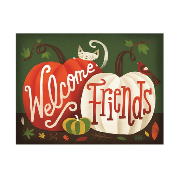 Trademark Fine Art 'Harvest Time Welcome Friends' Canvas Art by Michael Mullan