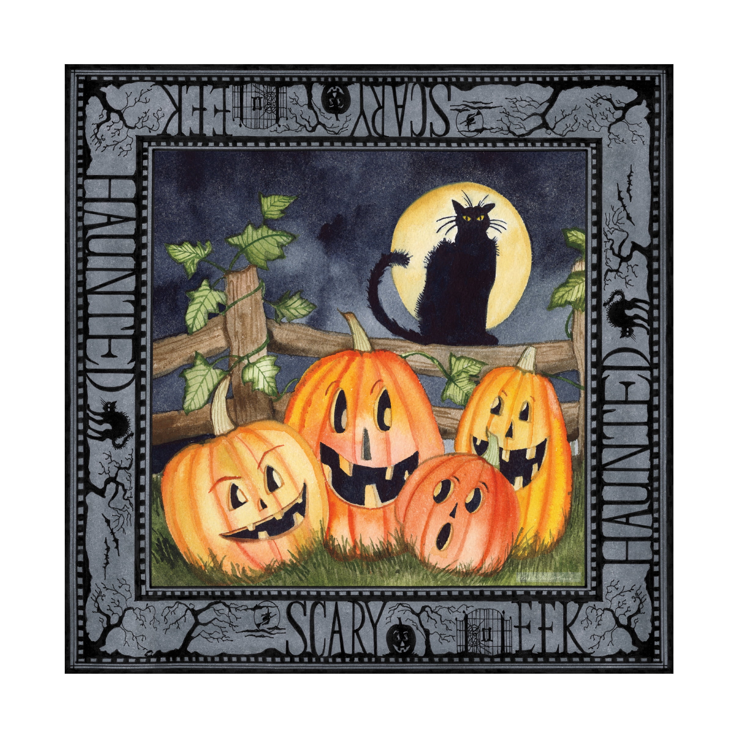 Trademark Fine Art 'Haunting Halloween Night I' Canvas Art by Kathleen Parr McKenna