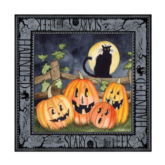 Trademark Fine Art 'Haunting Halloween Night I' Canvas Art by Kathleen Parr McKenna