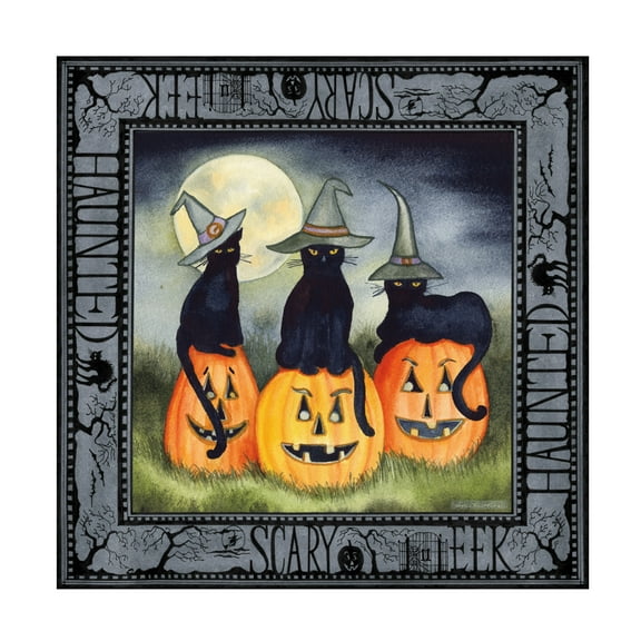 Trademark Fine Art 'Haunting Halloween Night II' Canvas Art by Kathleen Parr McKenna
