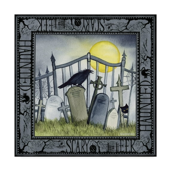 Trademark Fine Art 'Haunting Halloween Night IV' Canvas Art by Kathleen Parr McKenna