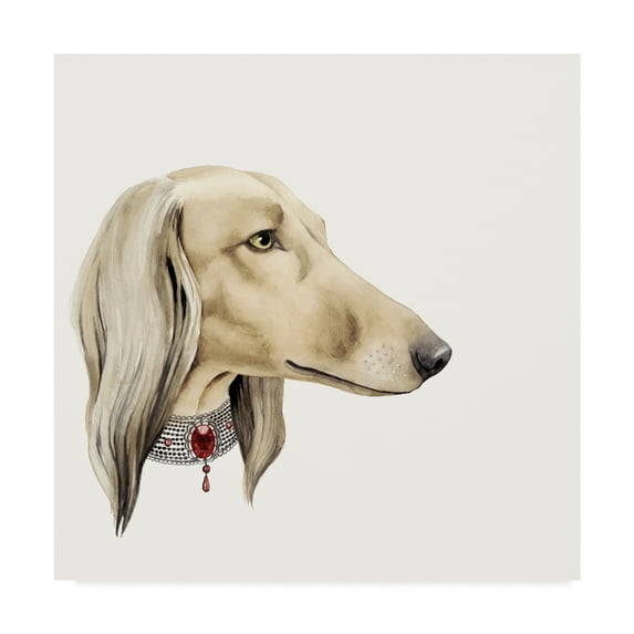 Trademark Fine Art 'Haute Hounds IV' Canvas Art by Grace Popp