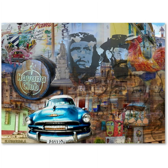 Trademark Fine Art "Havana Club II" Canvas Art by Alberto Lopez