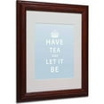 thumbnail image 1 of Trademark Fine Art "Have Tea" Canvas Art by Megan Romo, Wood Frame, 1 of 3