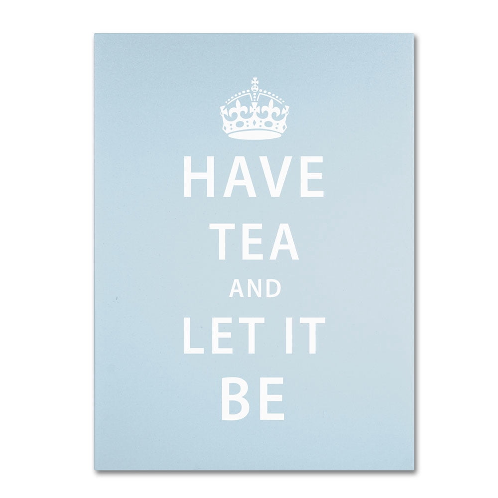 Trademark Fine Art "Have Tea" Canvas Art by Megan Romo